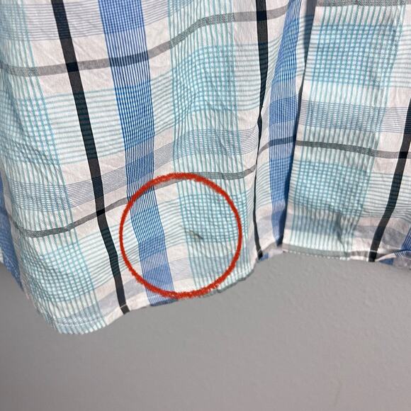 Tommy Bahama Men’s S Cotton Silk Blend Plaid Button Down Shirt Preppy Resort Dad - Picture 5 of 12